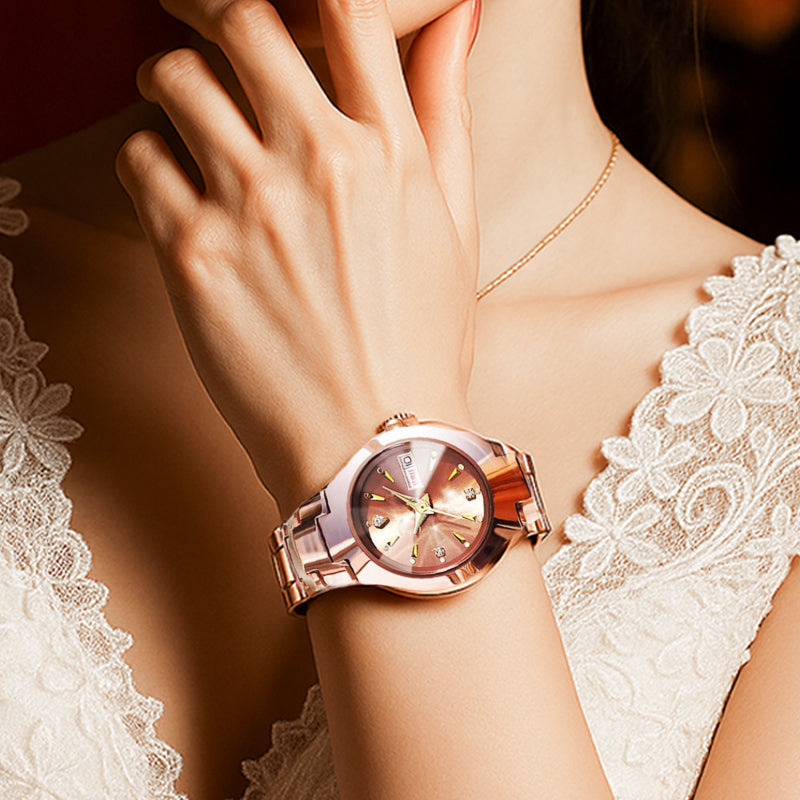 🔥Weihnachtsverkauf – bis zu 50 % Rabatt🎅  Elegante wasserdichte Damenuhr