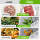 ✨ 🔥 1+1 gratis 【20 Stück】 🔥 Wiederverwendbare, verschließbare Aufbewahrungsbeutel aus Aluminiumfolie – Lebensmittelecht, auslaufsicher & vielseitig – Ideal für Frische & Ordnung in Küche & Haushalt 🏠
