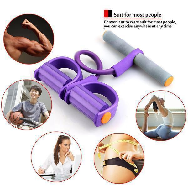 💎🔥 Heute -50 %! 💪Multifunktionales Pedal-Widerstandsband, elastisches Zugseil für das Fitnesstraining, Ganzkörpertraining für das Heim-Fitnessstudio, Sit-ups, Yoga, Bauchmuskeltraining – Summervibes