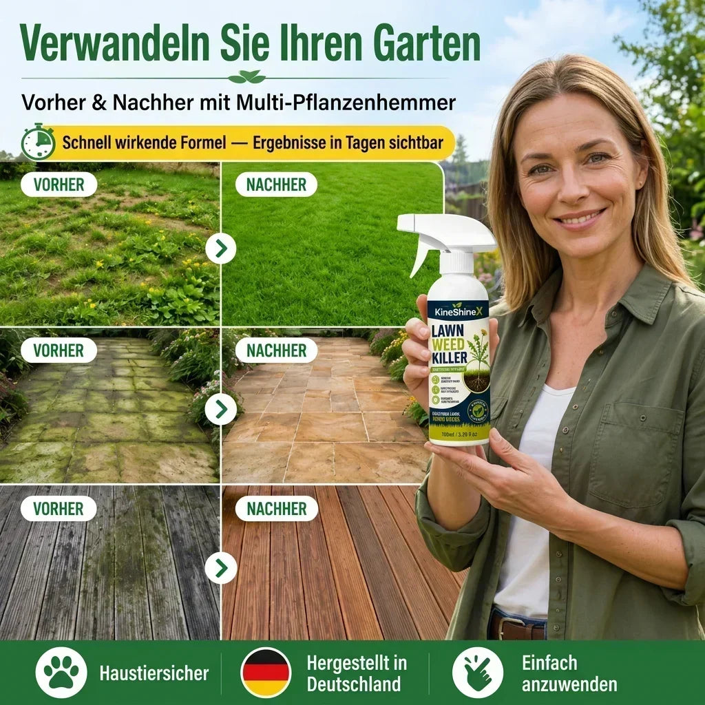 🔥 Allzweck-Reinigungsspray gegen Moos und Algen auf Dächern
