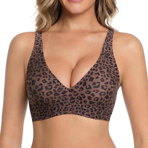 💕  – der ultra-bequeme, drahtlose Damen-BH: nahtlos, Tief-V & Push-Up