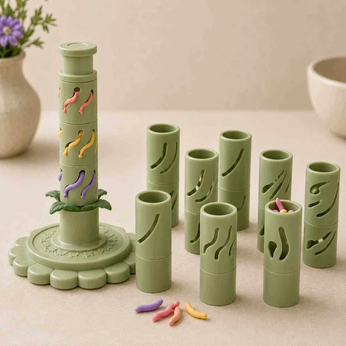🌸 LIMITIERTES ANGEBOT 50% RABATT! ✨ DIY Tonblumen-Formwerkzeug – Modular, Press-Design, Kreatives Handwerk 🎨