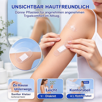 💧 Kleine Wunde & Wasser? Kein Problem! – Wasserfeste, atmungsaktive Wundpflaster – transparent, hautfreundlich & kaum spürbar – schützen zuverlässig bei Händewaschen, Duschen & unterwegs 🩹✨