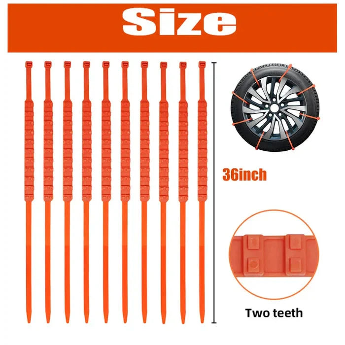 📢📢50 % Rabatt!! ⏰ Rutschfeste Schneeketten – Einfache Montage, Hoher Grip auf Eis/Schnee & Maximale Winter-Sicherheit ❄️