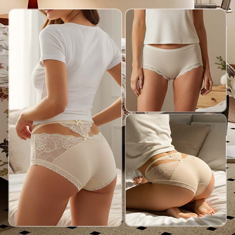 Damen-Slip aus Spitze mit mittlerer Bundhöhe