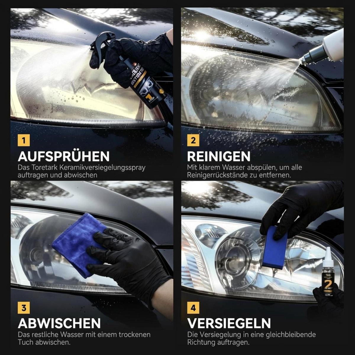 ⏰ 50% Rabatt!! 🥳Scheinwerfer wieder wie neu! Reparaturset gegen Vergilbung & Kratzer –💞 50.000+ zufriedene Kunden – jetzt sichern!