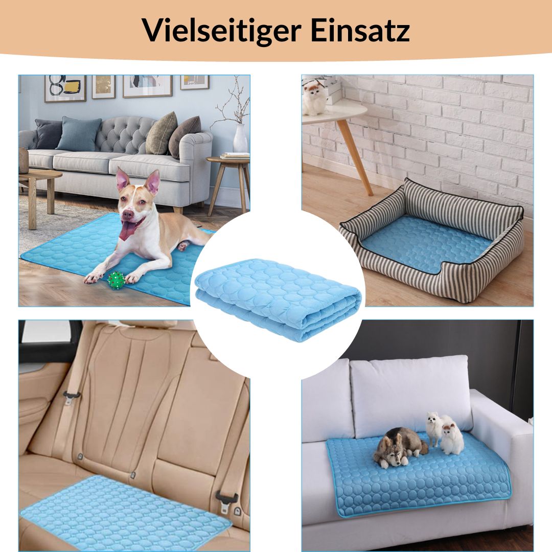 ❄️Letzter Tag 49 % Rabatt🐱🐶Kühlmatte für Hunde & Katzen Waschbar, Sommer Haustier Kühldecke Selbstkühlend