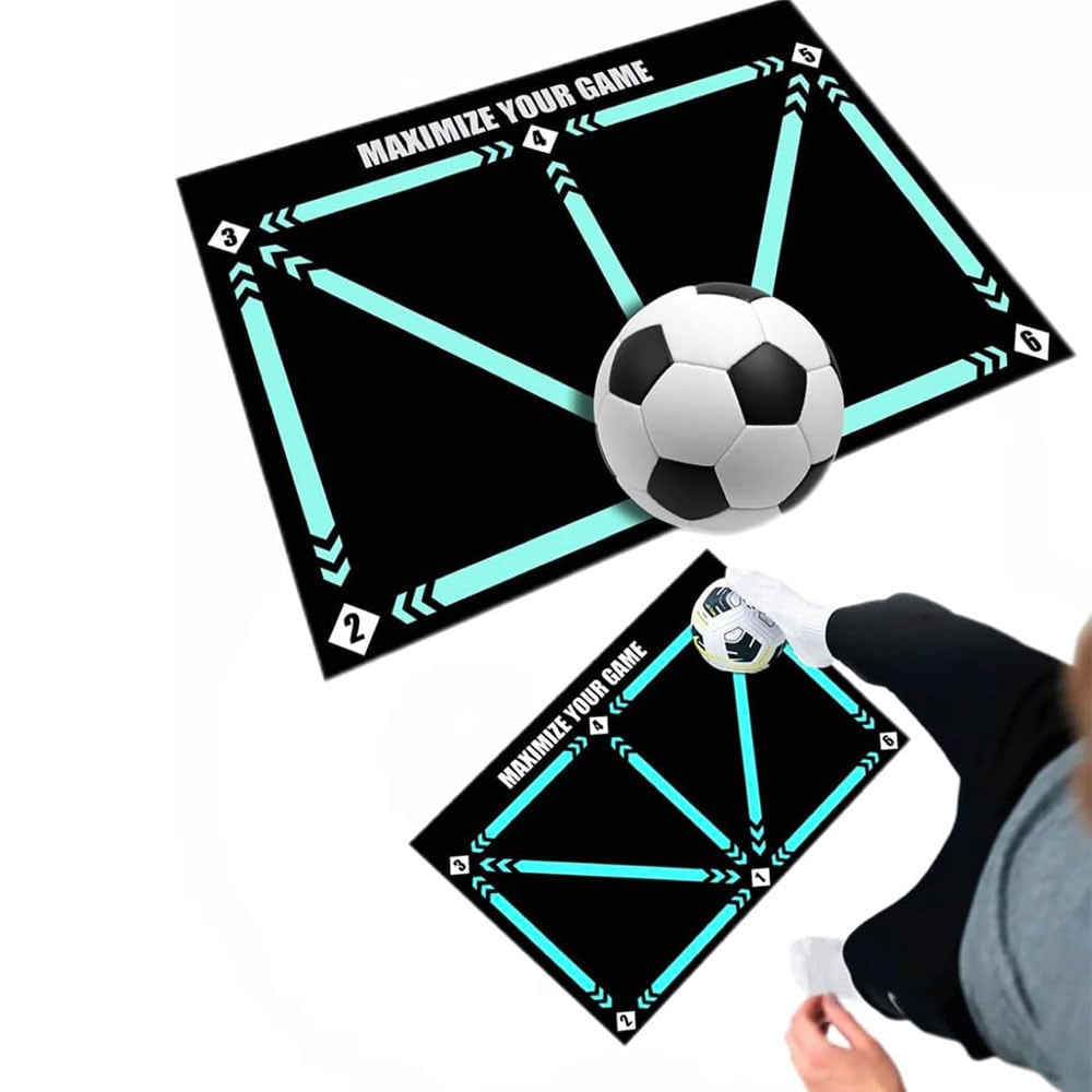 🎅LETZTER TAG DES AUSVERKAUFS 56 % RABATT – ⚽Fußballtrainingsmatte für alle Leistungsstufen, rutschfest und geräuscharm