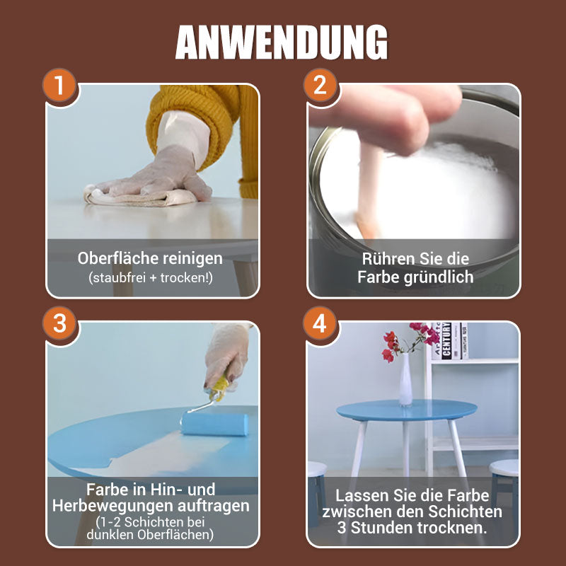 💥💥Limited Time 50% Off - Umweltfreundliche, geruchsneutrale, wasserbasierte Beschichtungen für die Reparatur und Renovierung von Holzmöbeln