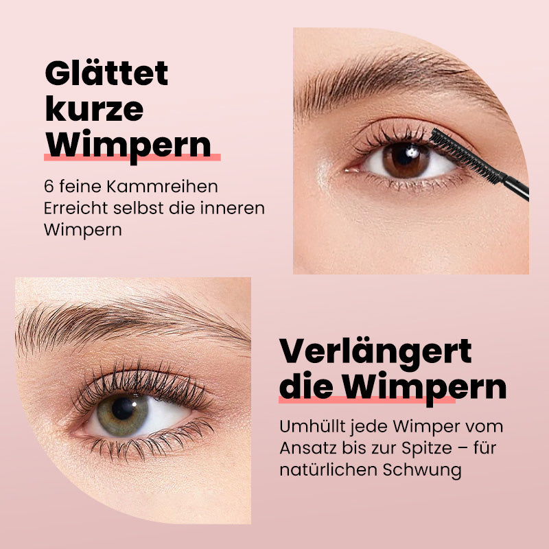 🔥 [Wasserfest & wischfest] Verlängernde, kräuselnde & lang anhaltende Wimperntusche 🔥