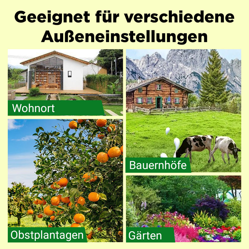 Solarbetriebene Tierabwehr-Warnlichter mit lautem Alarm