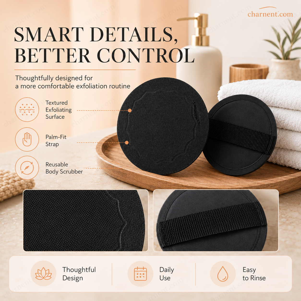 🚿 Zwei zum Preis von einem Wiederverwendbare Peeling-Pads | Sanft für glatte, frische Haut🧖‍♀️