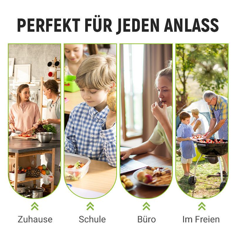 ✨ 🔥 1+1 gratis 【20 Stück】 🔥 Wiederverwendbare, verschließbare Aufbewahrungsbeutel aus Aluminiumfolie – Lebensmittelecht, auslaufsicher & vielseitig – Ideal für Frische & Ordnung in Küche & Haushalt 🏠