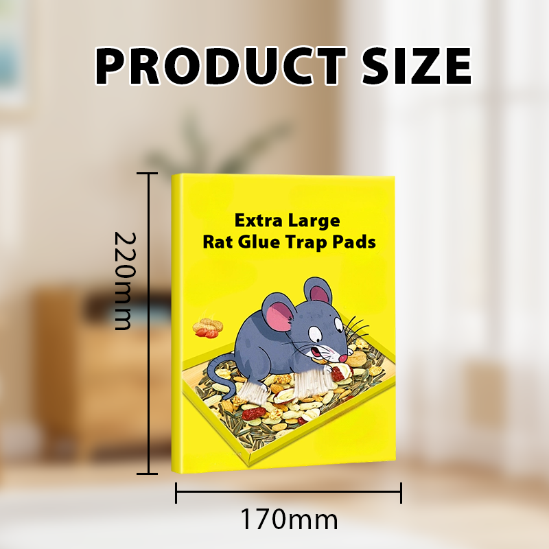 🔥2 kaufen, 1 gratis!⚡Nur für kurze Zeit!📢Extra große Rattenklebefallen