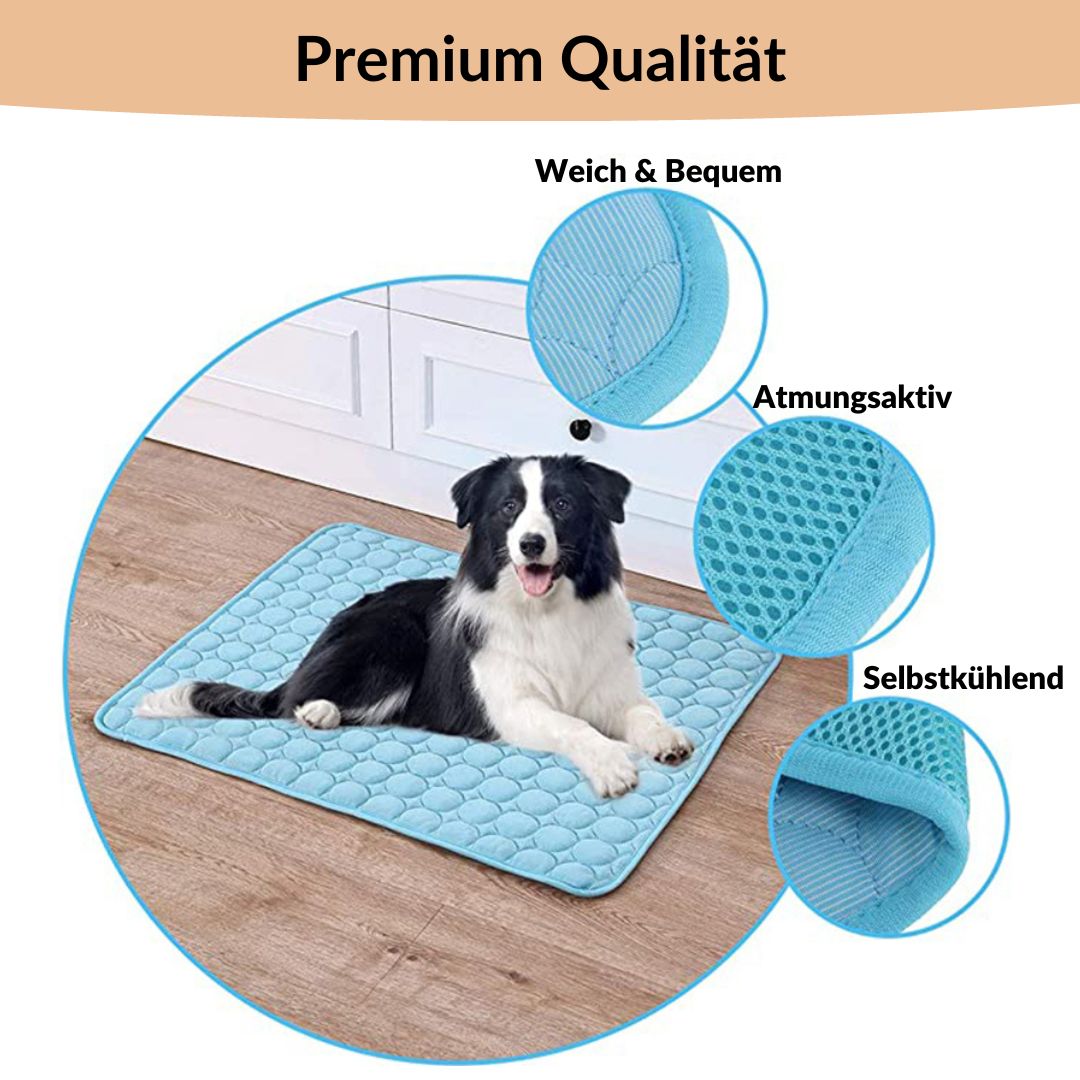 ❄️Letzter Tag 49 % Rabatt🐱🐶Kühlmatte für Hunde & Katzen Waschbar, Sommer Haustier Kühldecke Selbstkühlend