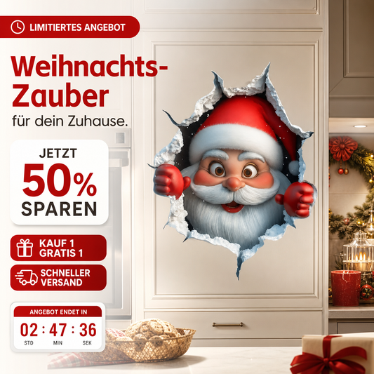 🎄Frühes Weihnachtsangebot: 50 % Rabatt🎅✨Kreative Weihnachts-Wandtattoos