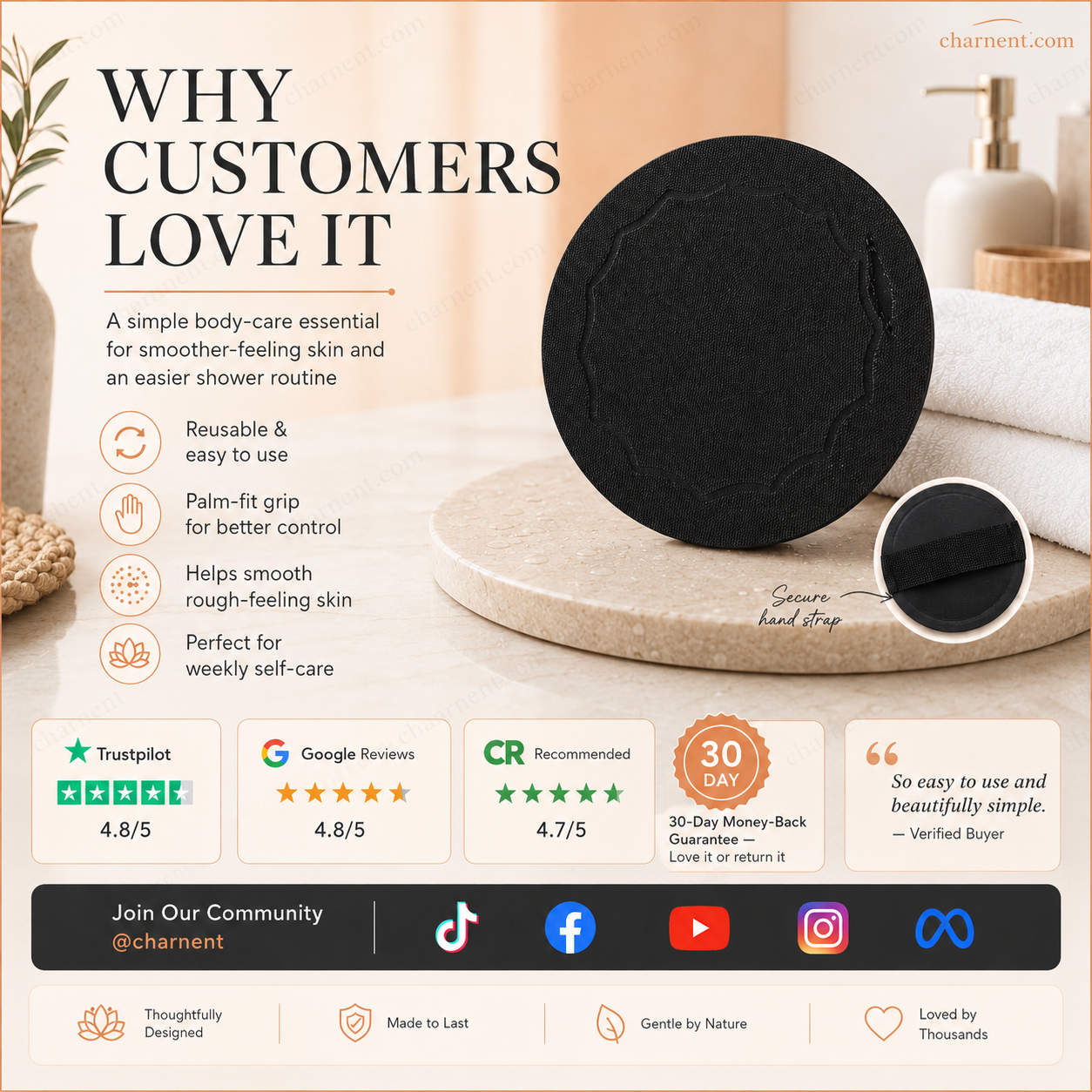 🚿 Zwei zum Preis von einem Wiederverwendbare Peeling-Pads | Sanft für glatte, frische Haut🧖‍♀️