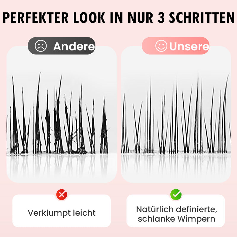 🔥 [Wasserfest & wischfest] Verlängernde, kräuselnde & lang anhaltende Wimperntusche 🔥