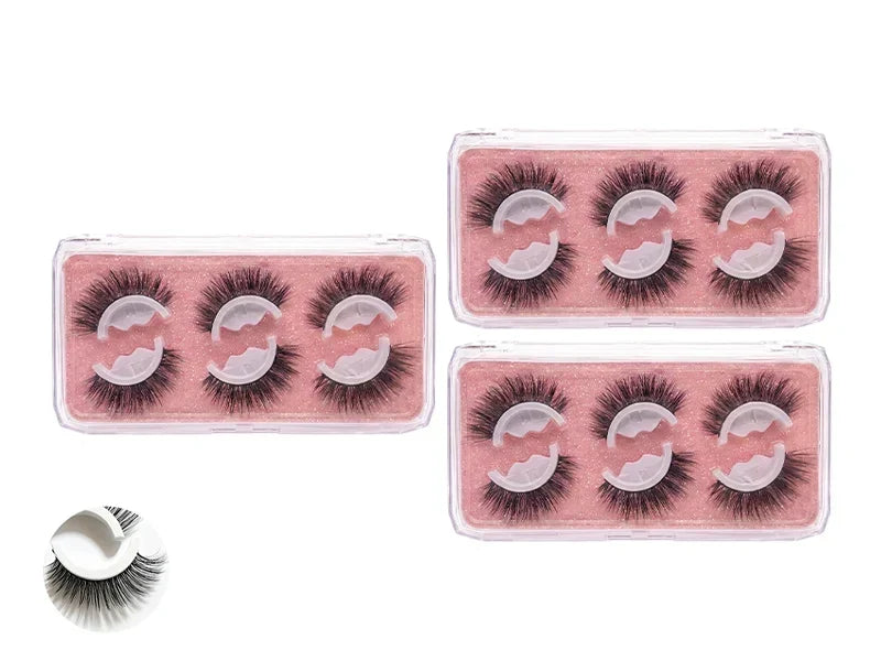🥳 50 % RABATT! 👁️✨ Wiederverwendbare selbstklebende Wimpern. Kein Kleber erforderlich, einfach aufdrücken. Mehrfach nutzbar & leicht abzunehmen 💕🌸