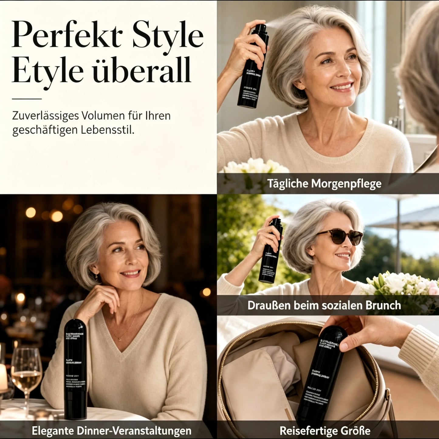 💥🎁50% RABATT!✨🍑Haar‑Volumen‑Spray mit Pfirsichduft – Fülle & Halt ohne Verkleben – Ideal für feines & glattes Haar 💨