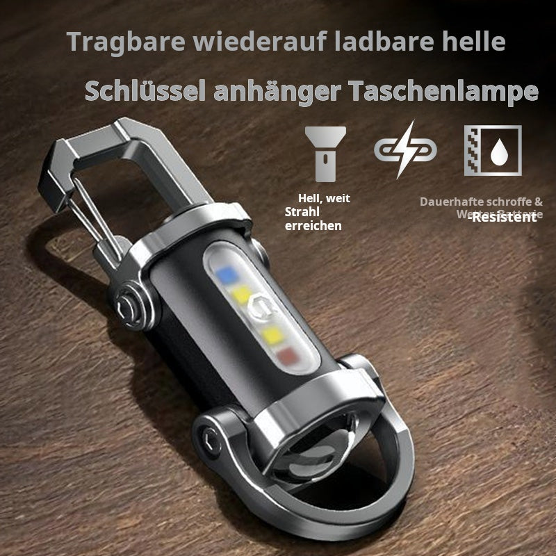 🔦 50% RABATT! 🏕️ Mini-Schlüsselanhänger-Lampe – 1200LM, wasserdicht & superhell – Immer griffbereit für Camping, Auto & Notfälle ✨