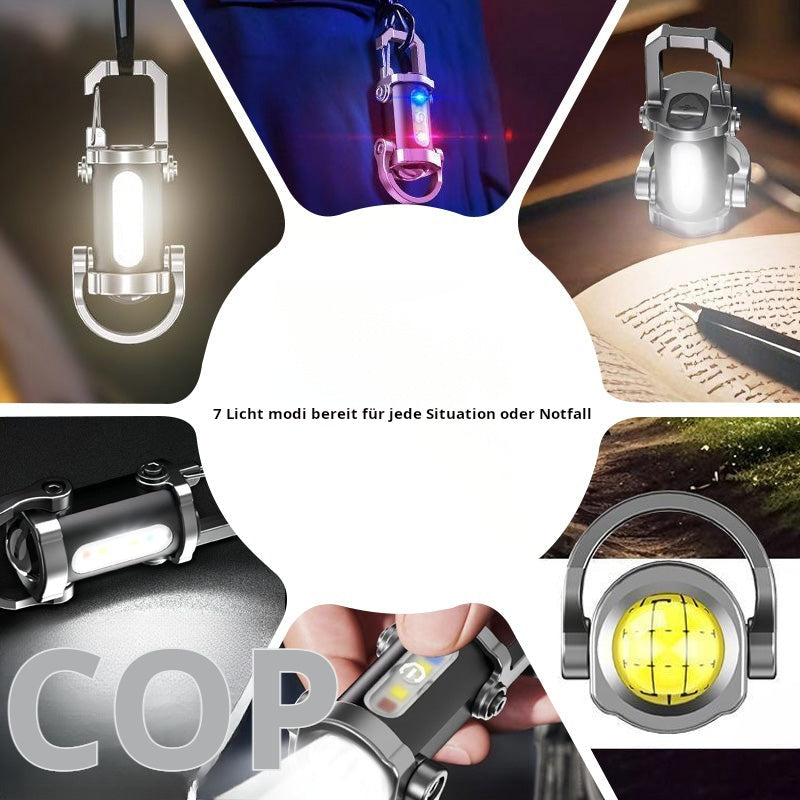 🔦 50% RABATT! 🏕️ Mini-Schlüsselanhänger-Lampe – 1200LM, wasserdicht & superhell – Immer griffbereit für Camping, Auto & Notfälle ✨