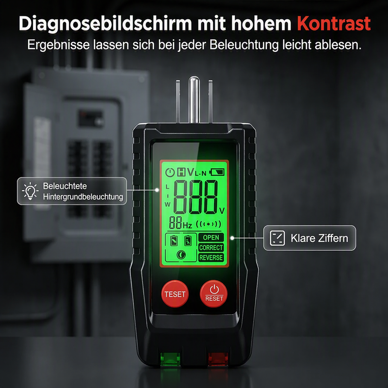 ⏳Zeitlich begrenztes Sonderangebot⏰Digital Circuit Breaker Finder and Outlet Tester Kit – Sicherungen finden, Steckdosen testen – in Sekunden 🔌🛡️