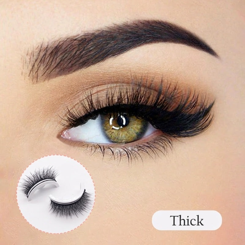 ⏳Zeitlich begrenztes Angebot: 3 Stück zum Einzelpreis von nur €3,99!!🌸 Selbstklebende, wiederverwendbare falsche Wimpern – in 3 Sekunden befestigt, kein Kleber nötig