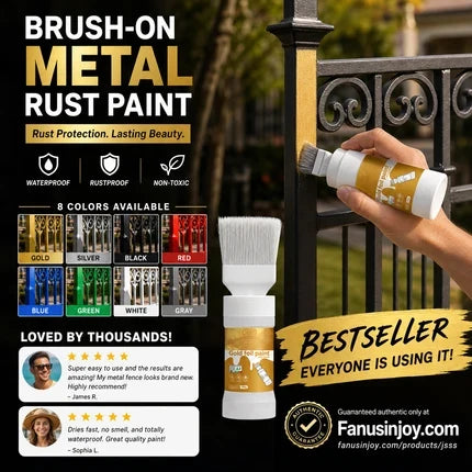 🖌️ Wasserbasierte Metallic-Silber-Farbe – Deckend, schnell trocknend & mit integriertem Pinsel – Ideal für kreative Projekte & Deko ✨