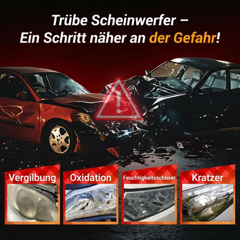 ⏰ 50% Rabatt!! 🥳Scheinwerfer wieder wie neu! Reparaturset gegen Vergilbung & Kratzer –💞 50.000+ zufriedene Kunden – jetzt sichern!