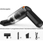⏳Zeitlich begrenztes Sonderangebot⏰ Kabelloser Handstaubsauger – 10000 Pa, 120 W, 400 g. 4000-mAh-Akku, 30 Min. Laufzeit. Waschbarer HEPA-Filter. Inkl. Bürste & Breitmauldüse. Weiß/Schwarz/Dunkelgrün ⚡