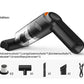 ⏳Zeitlich begrenztes Sonderangebot⏰ Kabelloser Handstaubsauger – 10000 Pa, 120 W, 400 g. 4000-mAh-Akku, 30 Min. Laufzeit. Waschbarer HEPA-Filter. Inkl. Bürste & Breitmauldüse. Weiß/Schwarz/Dunkelgrün ⚡