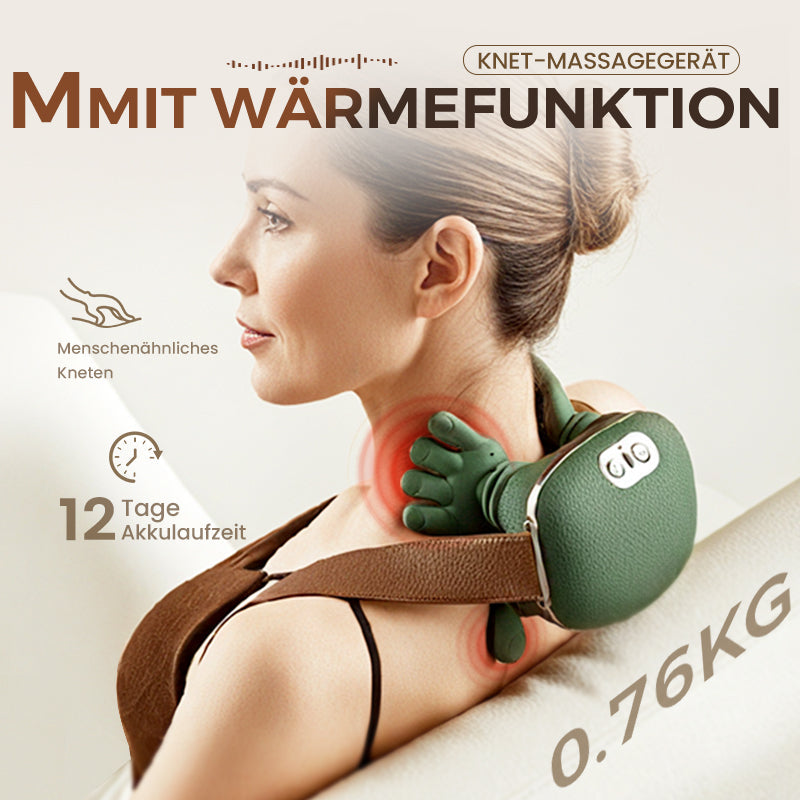 🌲 Super Weihnachtsangebot:50% RABATT! 🌲 Der Beste Tragbare Nackenmassager – 3x mehr Entspannung! 💆