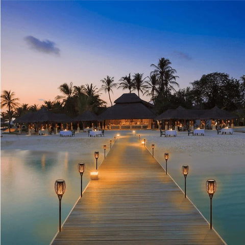 💖 Outdoor Garden Torch Solar Lamps 🏡💡
