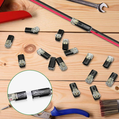 🔒 Schluss mit wackeligen Verbindungen! – 50% Rabatt, letzter Tag! – Doppel-Drahtanschluss mit Verriegelungsbügel – sicher, rutschfest & stabil – perfekt für Elektroprojekte & schnelle Tests ⚡🛠️