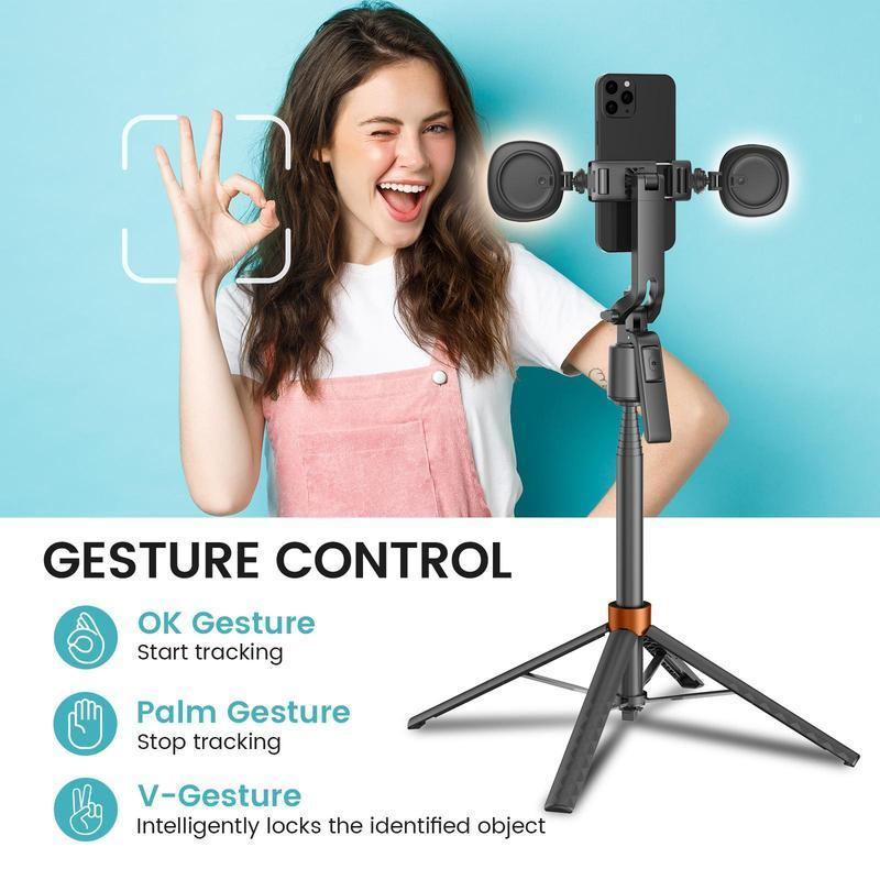 🤳 Nie wieder unscharfe Selfies! – 180 cm Smart-Selfie-Stick mit Gesichtsverfolgung – erfasst dich automatisch & liefert perfekte Aufnahmen – ideal für Vlogs, Reisen & Social Media ✨