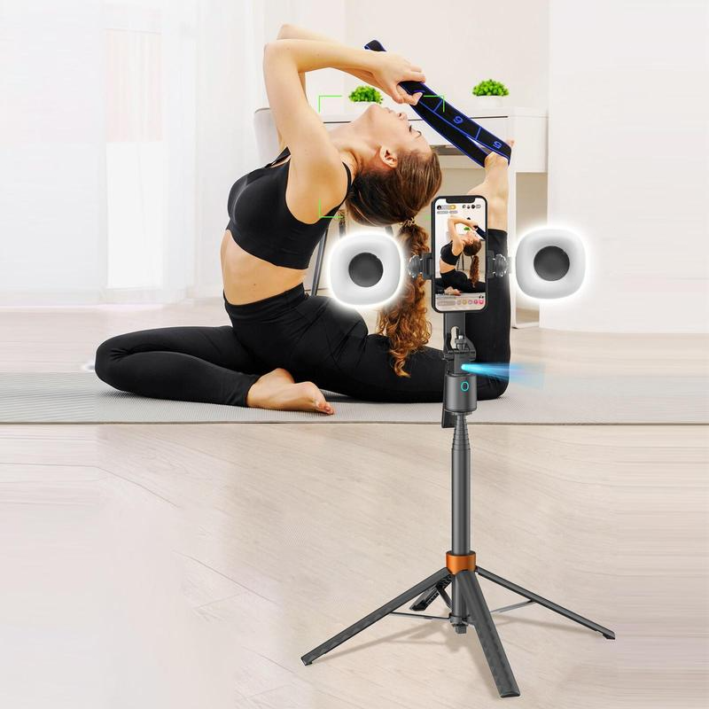 🤳 Nie wieder unscharfe Selfies! – 180 cm Smart-Selfie-Stick mit Gesichtsverfolgung – erfasst dich automatisch & liefert perfekte Aufnahmen – ideal für Vlogs, Reisen & Social Media ✨
