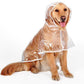 🐾 Regenwetter? Dein Hund bleibt trocken! – Transparenter Regenmantel für Hunde – leicht, bequem & einfach anzuziehen – perfekt für nasse Spaziergänge 🌧️✨