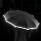 🌧️🌞50% Rabatt🌂🌂Reflektierender Sicherheitsstreifen Ringschnalle Regenschirm