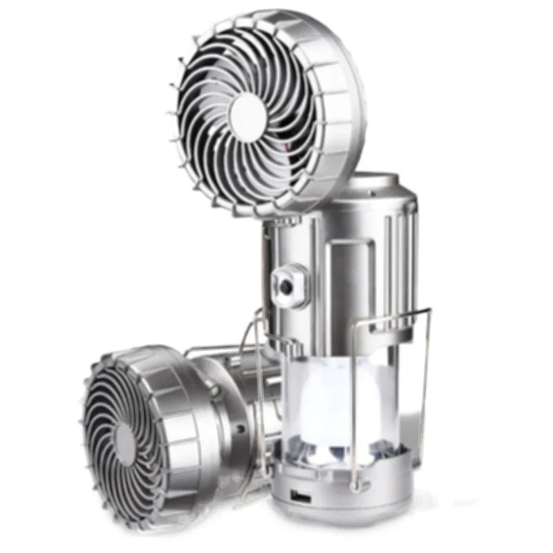 2-in-1-Abenteuer-Solarleuchte und tragbarer Ventilator