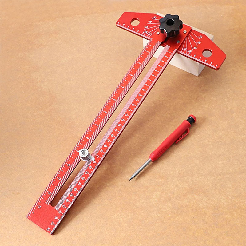 Drafting Scribe Multi-functional Aluminum Adjustable Scriber Drawing T-Square – onliiker