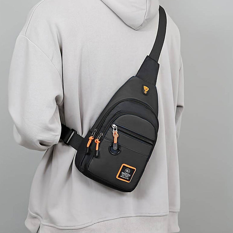 Waterproof Multi-pocket Crossbody Sling Bag