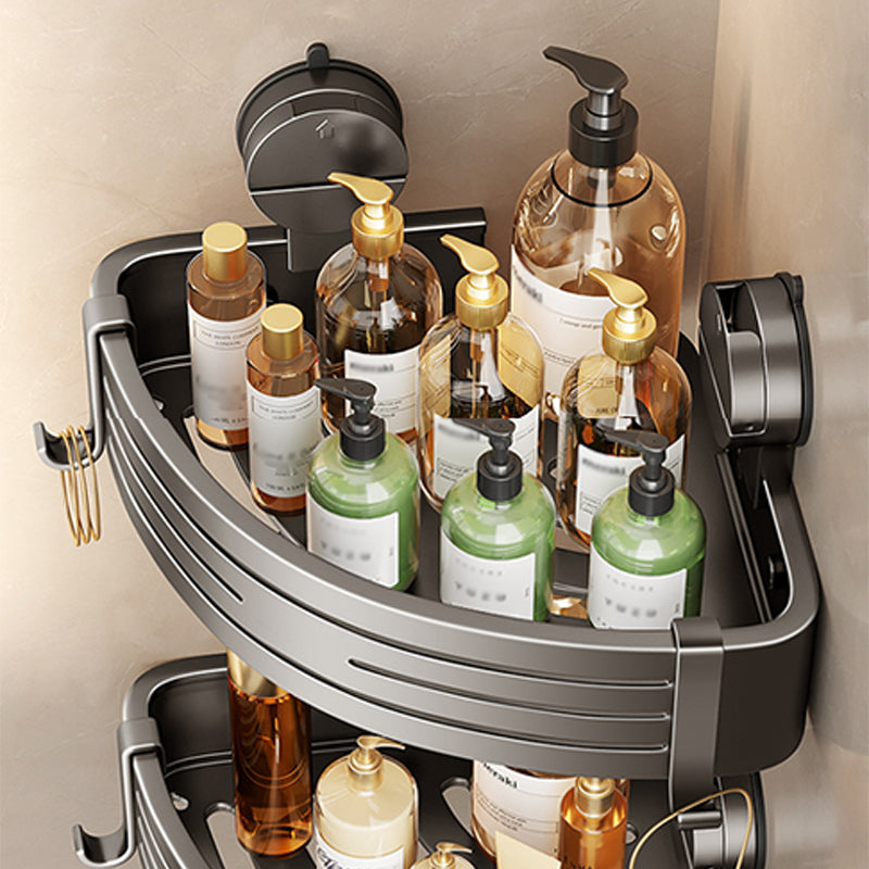 Badezimmer-Organizer zur Wandmontage mit Saugnäpfen