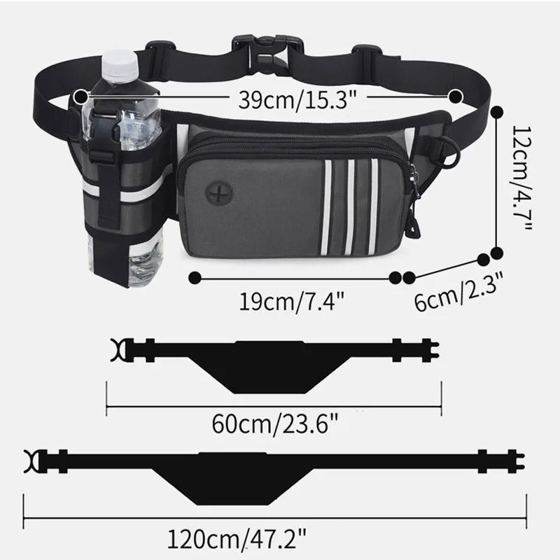 Anti-Pull Dog Walking Waist Bag