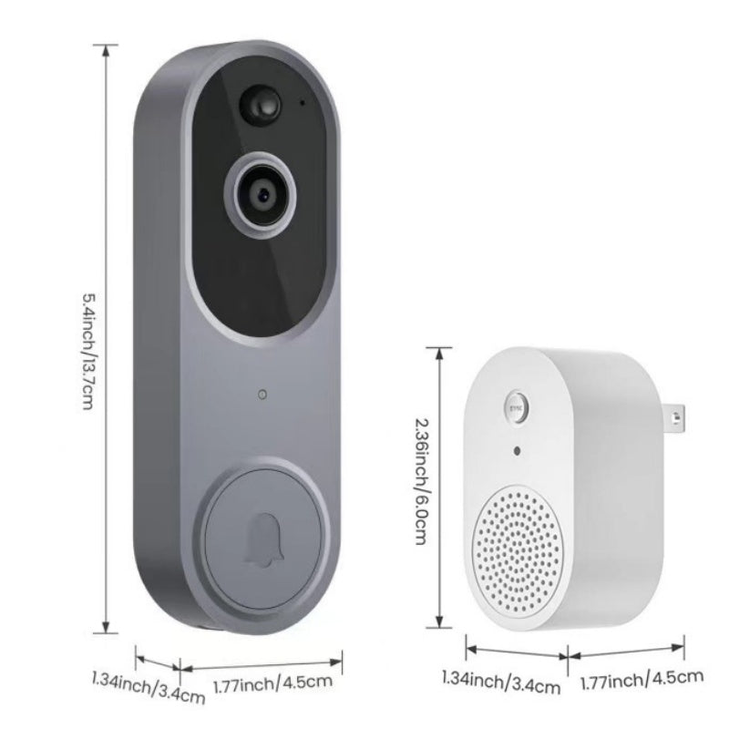 Sonnette et Carillon avec Vidéo HD sans Fil pour Maison Intelligente