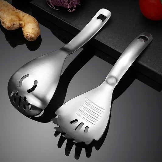🔥 50% sparen! Ein Löffel, fünf Funktionen! – 5-in-1 Multifunktions-Küchenlöffel aus Edelstahl – ideal zum Kochen, Backen & für die Küche ✨🥄