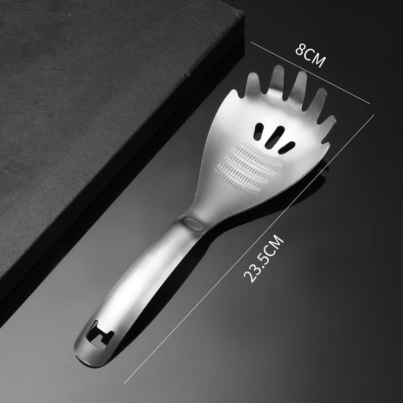🔥 50% sparen! Ein Löffel, fünf Funktionen! – 5-in-1 Multifunktions-Küchenlöffel aus Edelstahl – ideal zum Kochen, Backen & für die Küche ✨🥄