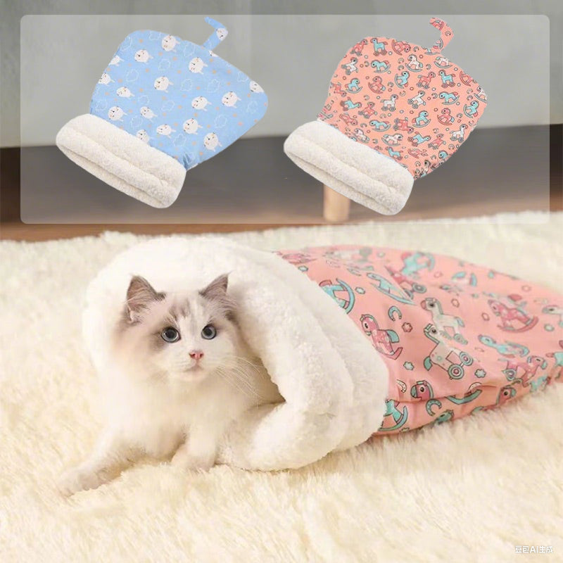 🐱 Gemütlicher Katzen-Winterschlafsack-Gcom