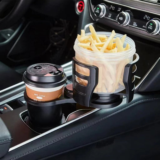 🚗💥 50% Rabatt! ! 📦Nie wieder Chaos im Auto – Universal-Getränkehalter & Allzweck-Organizer – Getränke, Handy & Kleinteile immer griffbereit ✨