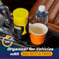 🚗💥 50% Rabatt! ! 📦Nie wieder Chaos im Auto – Universal-Getränkehalter & Allzweck-Organizer – Getränke, Handy & Kleinteile immer griffbereit ✨